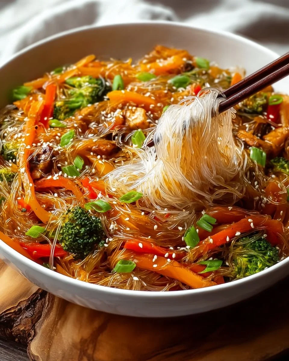 Rice Noodle Stir-Fry